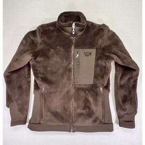 Mountain HardWear Women's Medium Jacket Full Zip Outdoor Wear Chocolate‎ Color
